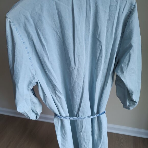 Speed Control Acid Wash Long Sleeve Dress - Size 2X - Picture 3 of 7